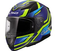LS2 FF353 Rapid II Flitz Casco, blu-giallo, taglia L per maschi