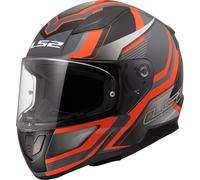 Casco Integrale Ls2 FF353 Rapid II Flitz Arancione Grigio S