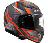 Casco Integrale Ls2 FF353 Rapid II Flitz Arancione Grigio XS