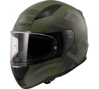 Casco Integrale Ls2 FF353 Rapid II Thunderbirds Verde Militare Opaco S
