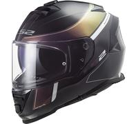 LS2 FF800 Storm Velvet Casco, nero-porpora, taglia 2XL per maschi