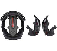 LS2 FF805 ECE06/FIM, fodere/guance M male Nero/Rosso