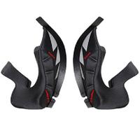 LS2 FF805 ECE06/FIM, guanciali XS/S male Nero/Rosso