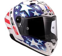 LS2 FF805 Thunder GP Aero Replica Baz, casco integrale XXL male Bianco/Rosso/Nero