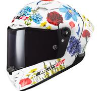 LS2 FF805 Thunder GP Flowers Carbon Casco, multicolore, taglia 2XL per maschi