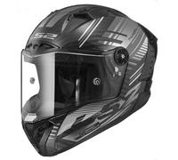 LS2 FF805 Thunder Volt Carbon Casco, nero-grigio, taglia 2XL per maschi