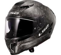 LS2 FF807 Dragon Carbon Forged, casco integrale M male Nero
