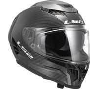 LS2 FF807 Dragon Carbon Solid, casco integrale L male Nero Opaco