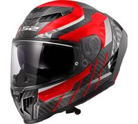 LS2, Casco Moto Integrale DRAGON TRAX Red, M