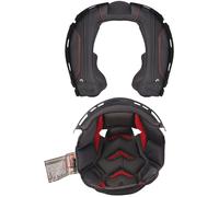 LS2 FF807, fodere/guance XL male Nero/Rosso