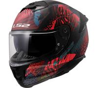 LS2 FF808 Stream II Jungle, casco integrale S male Opaco Nero/Fucsia/Blu