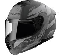LS2 FF808 Stream II Shadow, casco integrale XXL male Opaco Grigio Scuro/Grigio