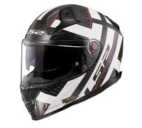 LS2 FF811 Vector II C Casco da moto integrale bianco e nero Strong 4XL