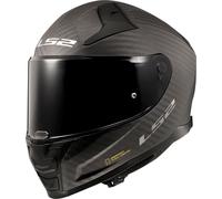 LS2 FF811 Vector II Carbon Solid, casco integrale XS male Nero Opaco