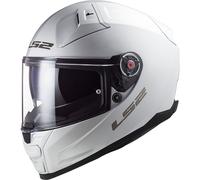 LS2 FF811 Vector II Casco integrale bianco solido per motociclisti XS