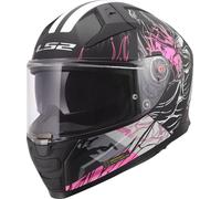 LS2 FF811 Vector II Darflo, casco integrale XL female Opaco Nero/Fucsia