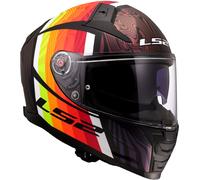 LS2 FF811 Vector II Freedom, casco integrale XXS male Nero/Lilla/Rosso/Giallo