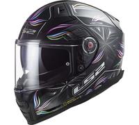 LS2 FF811 Vector II Tropical Casco, nero-bianco, taglia 3XL per maschi