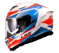 LS2, Casco Moto Integrale STORM III KOMAI White Blue Red, M