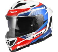LS2 FF818 Storm III Komai, casco integrale XL male Bianco/Blu/Rosso
