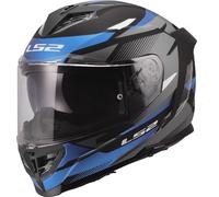 LS2 FF818 Storm III Komai Elmetto, nero-blu, taglia XS per maschi
