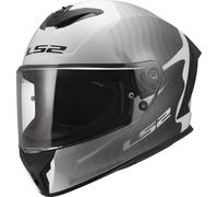 Casco Integrale Ls2 FF820 Rapid III Flow Bianco Grigio Lucido XXL