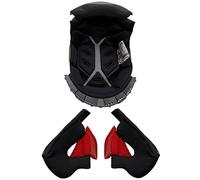 LS2 FF900 -06/2021, fodera/cuscinetti per le guance 3XL male Nero/Rosso