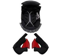 LS2 FF900 07/2021-, fodera/cuscinetti per le guance M male Nero/Rosso