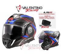 LS2 FF901 ADVANT X CARBON FUTURE P/J WHITE BLUE TG S 55/56 cm CON OMAGGIO