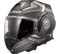 LS2 FF901 Advant X Carbon Horizon Casco, grigio/argento, Taglia XS (53/54)