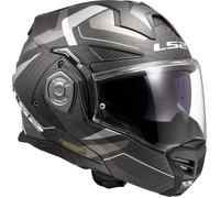 LS2 FF901 Advant X Carbon Horizon, casco modulare L male Opaco Nero/Argento/Bianco