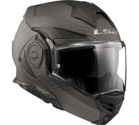 LS2 FF901 Advant X Carbon Solid, casco modulare L male Nero Opaco