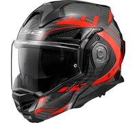 LS2 FF901 Advant X Future Carbon Casco, nero-rosso, taglia L per maschi