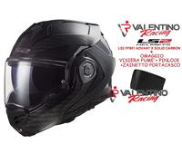 LS2 FF901 ADVANT X SOLID CARBON 06 P/J MODULARE MIS. M 57 - 58 cm OMAGGIO