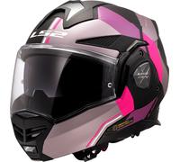 LS2 FF901 Advant X Ultra, casco modulare S male Opaco Nero/Grigio/Fucsia/Lilla
