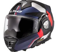 LS2 FF901 Advant X Ultra Casco, nero-bianco-rosso-blu, taglia S per maschi