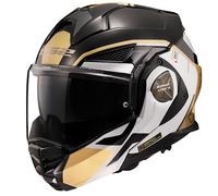 LS2 FF901 Casco moto pieghevole Advant X Metryk nero-bianco-oro 2XL