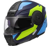 Casco Modulare LS2 FF902 Scope II Duria Blu Giallo Alta Visibilità L