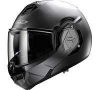 LS2, Casco Moto Modulare ADVANT SOLID Matt Titanium, XS | Uso moto