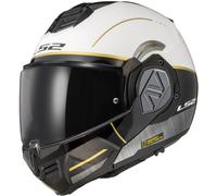 LS2 FF906 Advant Iron Casco, nero-bianco, taglia XS per maschi