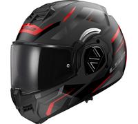 LS2 FF906 Advant Kuka Casco, nero-rosso, taglia XS per maschi