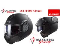 LS2 FF906 ADVANT SOLID MATT BLACK NERO OPACO MODULARE OM. E22.06 MIS. XS 53/54