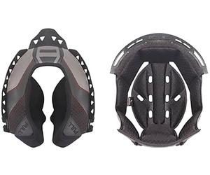 LS2 FF906, fodera/cuscinetti per le guance S male Nero/Grigio