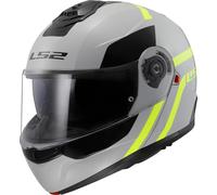LS2 FF908 Strobe II Autox Casco, grigio-giallo, taglia XS per maschi