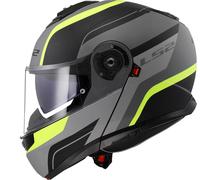 LS2 FF908 Strobe II Monza Casco, nero-grigio-giallo, taglia L