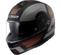LS2 FF908 Strobe II Orion, casco ribaltabile XS male Opaco Nero/Lilla/Blu