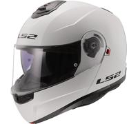 LS2 FF908 Strobe II Solid Casco, Bianco, Taglia L (59/60)