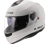 LS2, Casco Moto Modulare STROBE II Gloss White, M