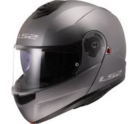 LS2 FF908 Strobe II Solid, casco ribaltabile 3XL male Grigio Opaco