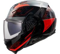 LS2 FF910 Advant II Astral Casco, nero-rosso, taglia XL per maschi